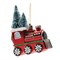 Melrose Glittered Train Engine Christmas Ornaments - 5" - 6ct